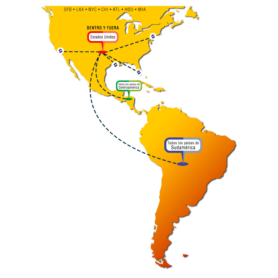 ship to and from Latin America